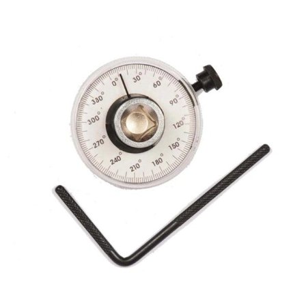 360 grader 1/2" Drive Justerbar drejningsmoment vinkel måler meter