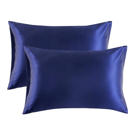 Silkkiset satiinipäälliset kiharille hiuksille, mikrokuitumateriaalit piilotetulla vetoketjukiinnityksellä, kaunis iho vähentämällä unen aiheuttamia 