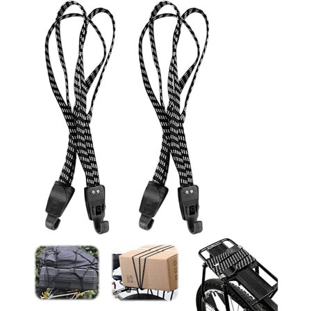 Joustavat B& - 2 kpl - Litteä pikalukitusremmi - Universaali - Säädettävät matkatavararemmit