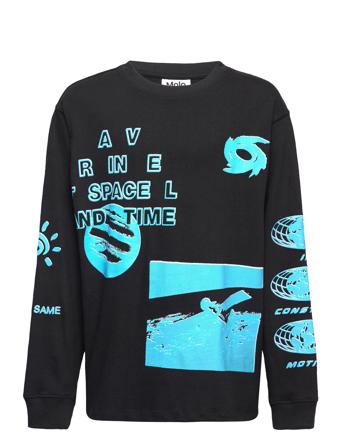 Rube Sweat-shirt Genser Svart Molo*Betinget Tilbud