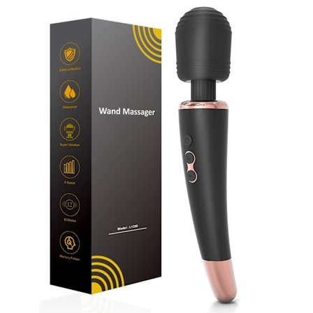 Trådløs stavmassage, genopladelig ryg- og nakkemassage til kvinder og par