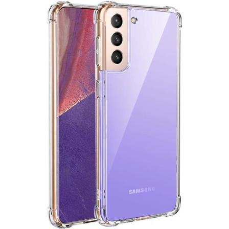 Samsung S22 Plus Stötdämpande Silikon Skal Shockr Transparent