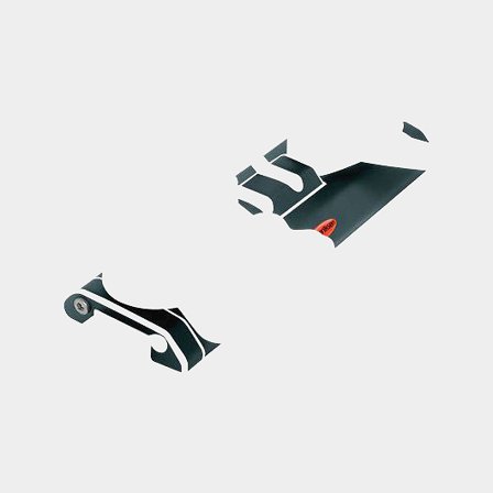 Ronstan Skotvagn med db. block och cleat