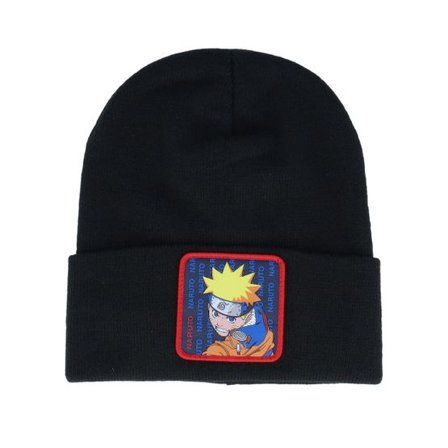 Capslab - Svart cuff Beanie - Naruto Beanie Black Cuff @ Hatstore