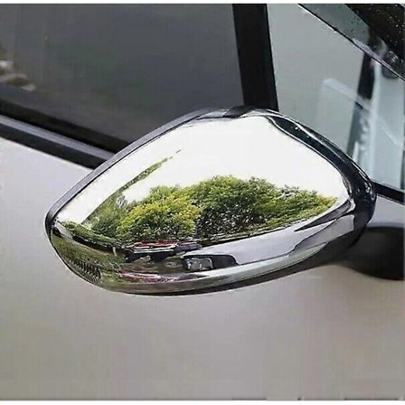 för 2012-2019 Peugeot 208 RH Höger Förardörr Sidospegelkåpa Krom-WELLNGS