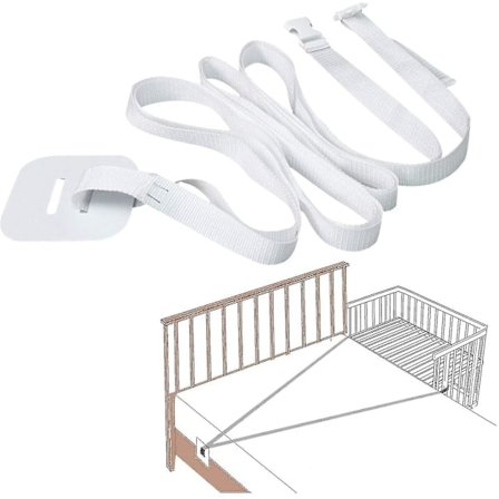 Bed Rail Crib Straps - Toddler Bed Rail Guard