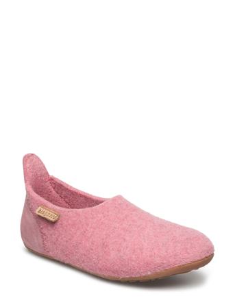Home Shoe - "Wool Basic" Aamutossut Sisäkengät Vaaleanpunainen Bisgaard