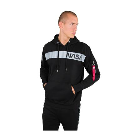 Alpha Industries Hoodies , Zwart , Heren , Maat: XL