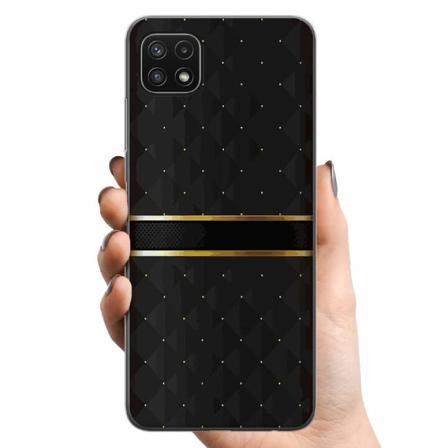 Samsung Galaxy A22 5g Tpu Mobilskal Golden Stripes
