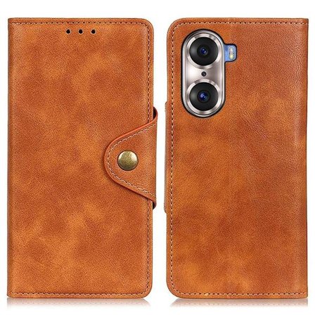 Alpha läder Honor 60 Pro fodral - Brun