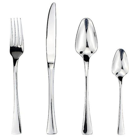 Klassisk Elegant Harpiksnitter Håndtag Stil Rustfrit Stål Western Bestik 4 I 1 Sæt Delikat Køkkenudstyr Spisebestik Til HjemBY