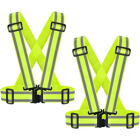 2-pakkia Heijastavia Turvavestejä | Kevyt, Säädettävissä