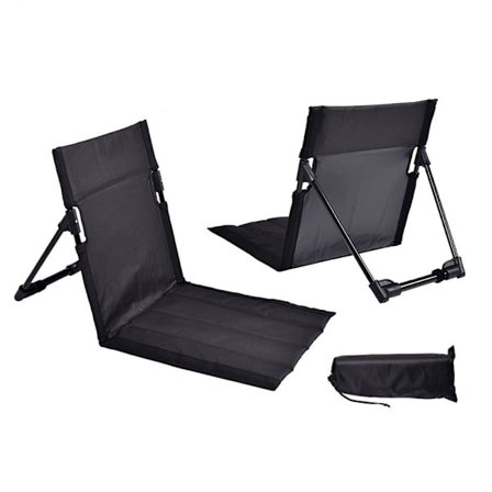 Vikbara Portabla Strandstolar, Lätta med Ryggstöd och Bärväska, Solbadande Strandmatta Lämplig för Pool Camping Picknick Gräsmatta