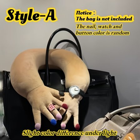 Kreativ rejsepude, ultrablød, stærkt omsluttende flypude til lange flyrejser