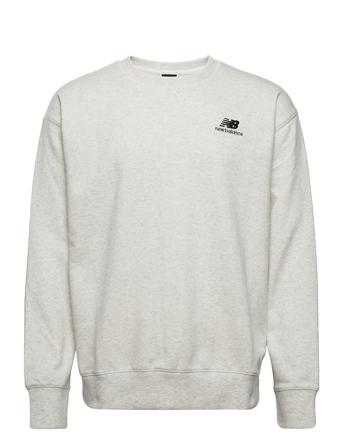Uni-Ssentials French Terry Crewneck Sweatshirt Sweat-shirt Tröja Grå New Balance
