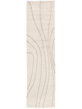 Small Bahia Rug - Cream White/Beige 80X300 Rustic Style