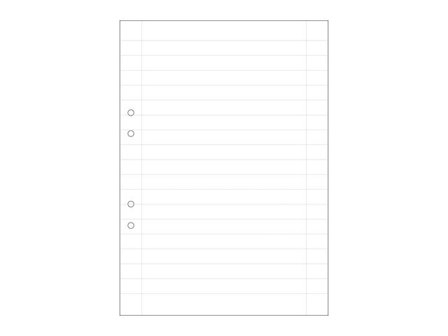 Lösblad A4, vitt 70g hålat papper, linjerat 14,5mm 500/fp - Lyreco - Skola och förskola - Förbrukning skola häften - Lösblad och arbetsblad
