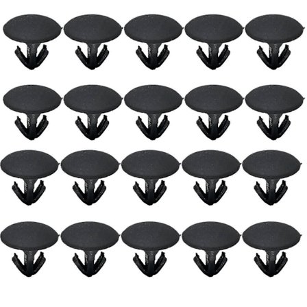 20 kpl Klipsejä Nissan Qashqai X-trail Dualis Rogue Sport 2013-eteenpäin Takaluukun Kumitiivisteiden Listojen Tiivistenauhan Kiinnike Niitti - Poisto