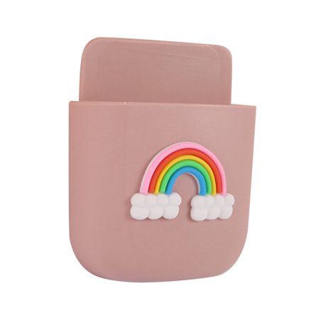 Kaukosäätimen pidikkeet Seinäkiinnitteinen Liima-järjestäjä Kynäteline Puhelimen pidike Toimistoon Kotiin Kouluun Sateenkaari