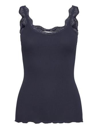 Organic Top W/ Lace Rosemunde Navy