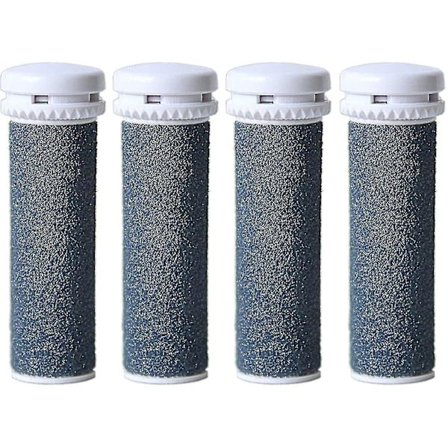 Super Grov Mikro Mineral Udskiftningsruller Kompatibel med Em Micro Pedi Hårdhudsfjerner (1 stk, Grå)