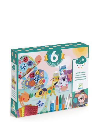 Animal Houses Toys Creativity Drawing & Crafts Craft Craft Sets Multi/mønstret Djeco*Betinget Tilbud