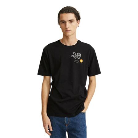 Wood Wood, T-shirt Czarny, Mężczyzna, Rozmiar: 2XL