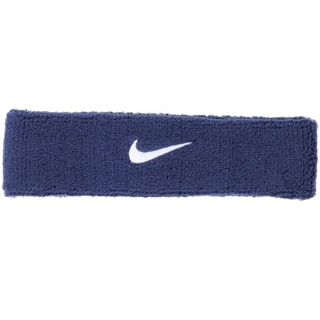 Nike - Blå headband Lue - Swoosh Classic Navy Headband @ Hatstore