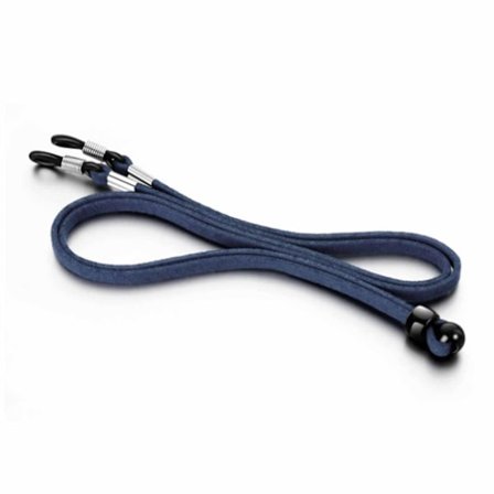 Senil streng briller med briller i briller - blå