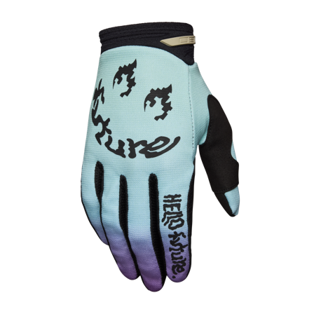 FOX 180 Hello Future MX Gloves Light Blue XL