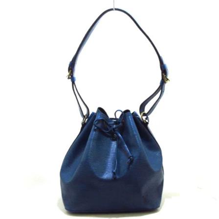 Louis Vuitton Vintage, Pre-owned Leather Shoulder Bag Blauw, Dames, Maat:ONE Size