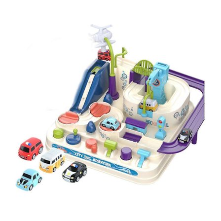 Tog Legetøjsbil Eventyr Hjernespil Med 4 Biler Passerer Igennem Gaver Til Børn Drenge Piger Pædagogisk Legetøj-xinhan