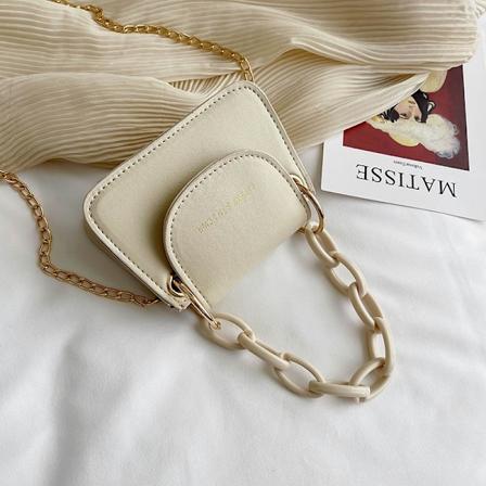 Etelä-Korean Mini Jelly Bag Naisten Uusi Akryyliketju Olkalaukku Kaikkiin Sopiva Muodikäs Käsilaukku Tukkumyynti White