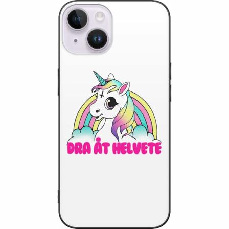 Apple Iphone 14 Plus Svart Skal Unicorn - Dra Åt @!#