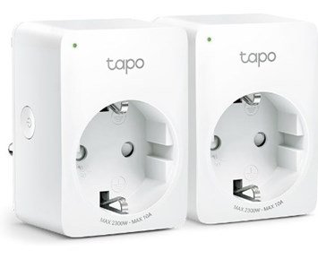 TP-Link-Tapo P100 (2-pack)-2-pk kompakte smartkontakter uten behov for hub-Smart home-Smarte kontakter