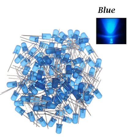 1000st LED-lampa pärlor 5mm LED-ljus BLÅT 1000ST 1000ST