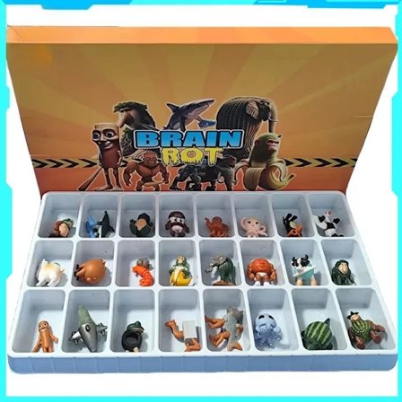 Italialainen Brainrot Tung Tung Sahur Blind box Figuuri Tralalero Tralala Bombardino Crocodilo Shimpanzini Bananini Figuurit Lahjalelut