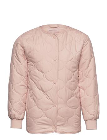 Kontanzia Quilted Jacket Cp Otw Outerwear Jackets & Coats Quilted Jackets Lyserød Kids Only