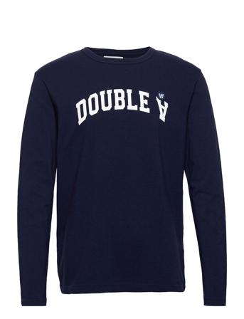 Mel Arch Long Sleeve Navy Double A By Wood Wood