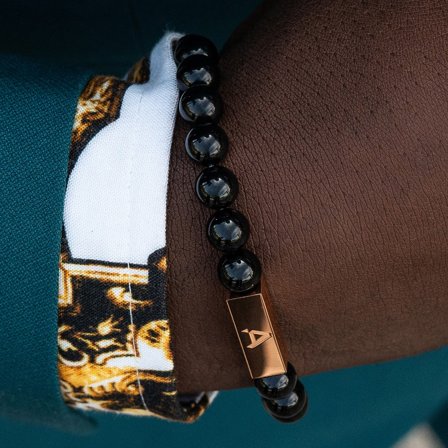 Bracelet Thunder Roas pour hommes - Bracelets de perles - pour Hommes - Arkai