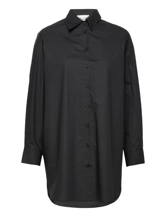 Larkin Over D Shirt Pitkähihainen Paita Musta Second Female