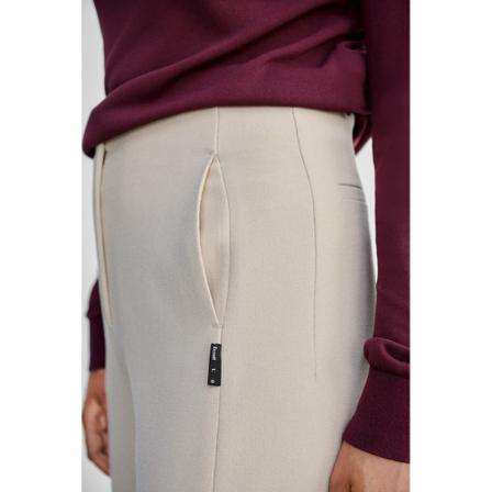 Ecoalf, Wide Trousers Beżowy, Kobieta, Rozmiar: XS