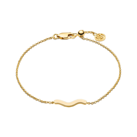 Sif Jakobs Jewellery Ellera Waves Pianura Bracelet Armband Dam Guld ONESIZE