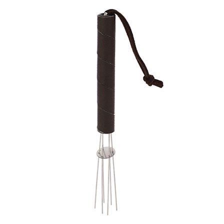 Kafferrøre-værktøj i rustfrit stål, justerbar tamperfordelingsnål med snor