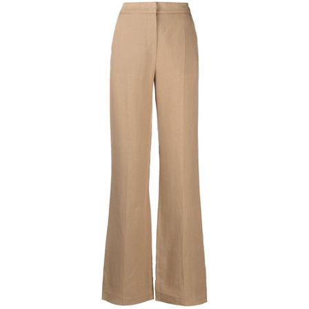 Max Mara Wide-Leg Pants , Beige , Dames , Maat: S