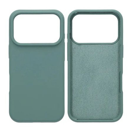 Mobilskal Mjukt Silikon för iPhone 17 Pro - Grön