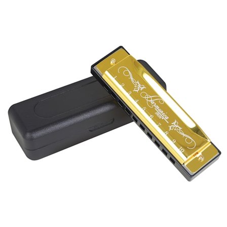 10 hål 20 toner Munspel Key-of-C Professionell Blues Harpor Mun Orgel Munspel Lättspelande musikinstrument