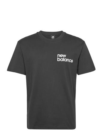 Nb Essentials Graphic Short Sleeve 1 T-shirt Sort New Balance