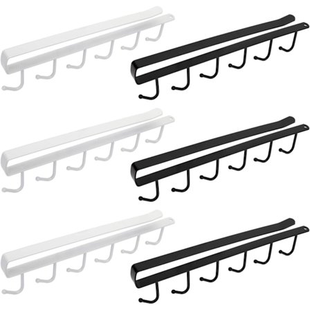 6-pack under cabinet-redskapshållare utan borrning, lätt hängande ställ