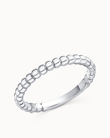 Smooth Ring for Her Verona 18K White Gold - Engagement Rings & Wedding Rings from Vanbruun